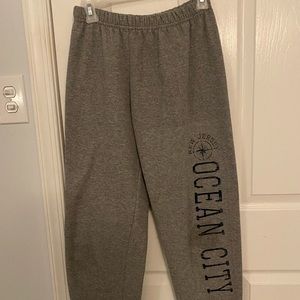 gray ocean city sweatpants.